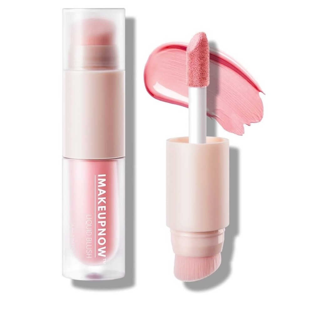 imakeupnow Liquid Blush Stick for Cheeks Natural Matte Finish.Shade #02/Pink NIB